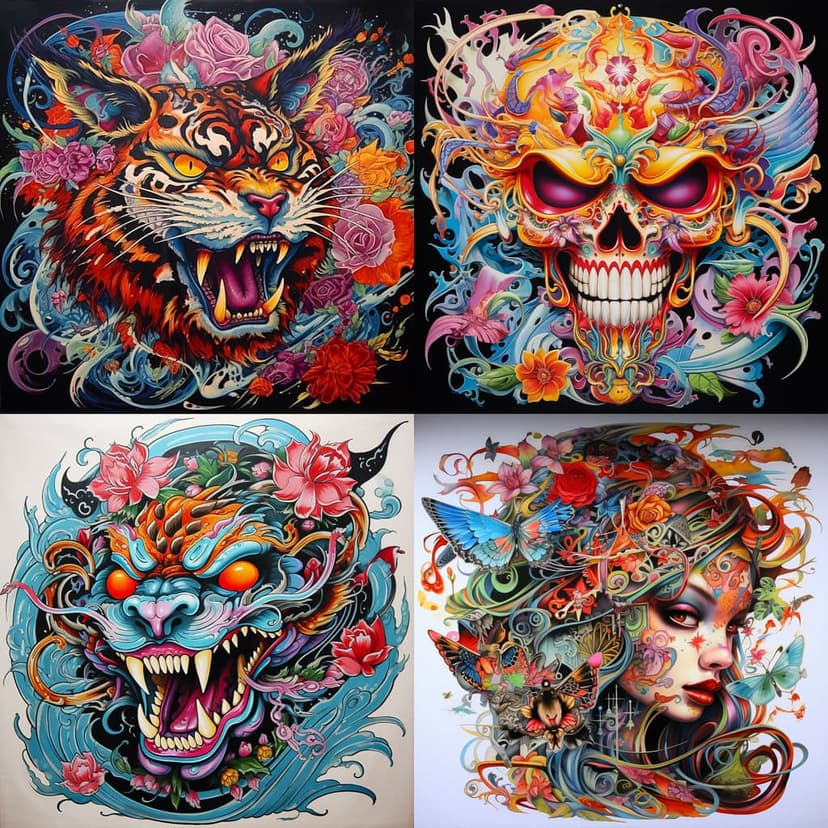 Neo-Japanese Tattoo Art