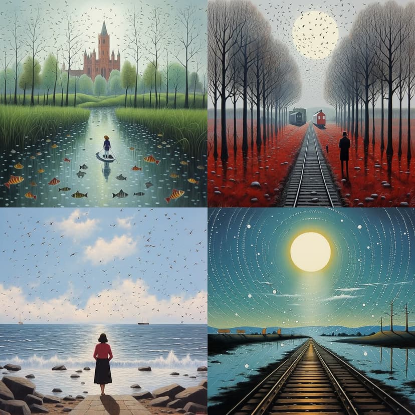 surreal dreamscape