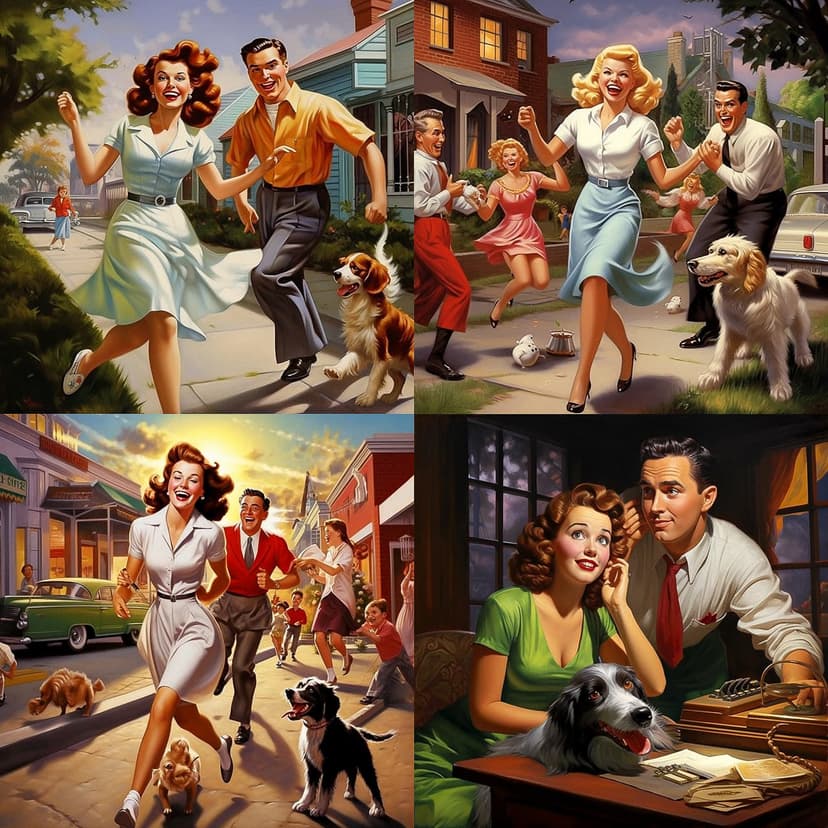 Retro American Illustration