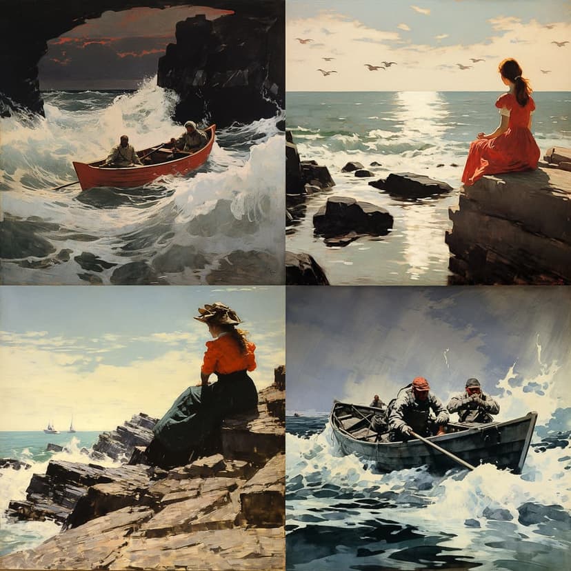 Romantic Seascape Realism