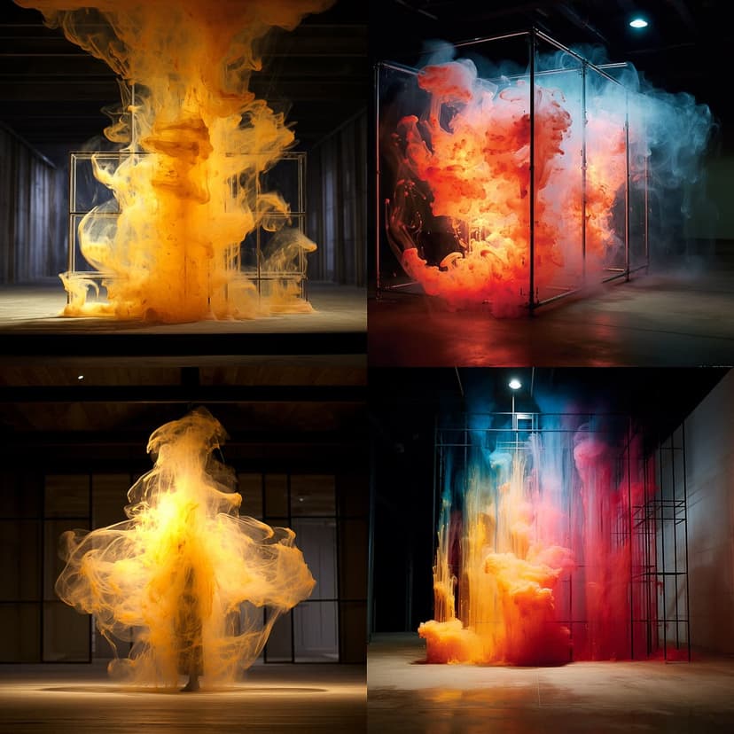 Vivid Smoke Art
