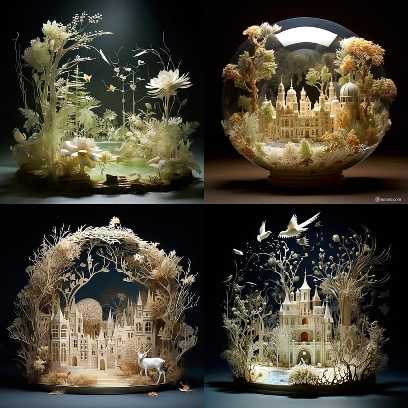Intricate Miniature Diorama