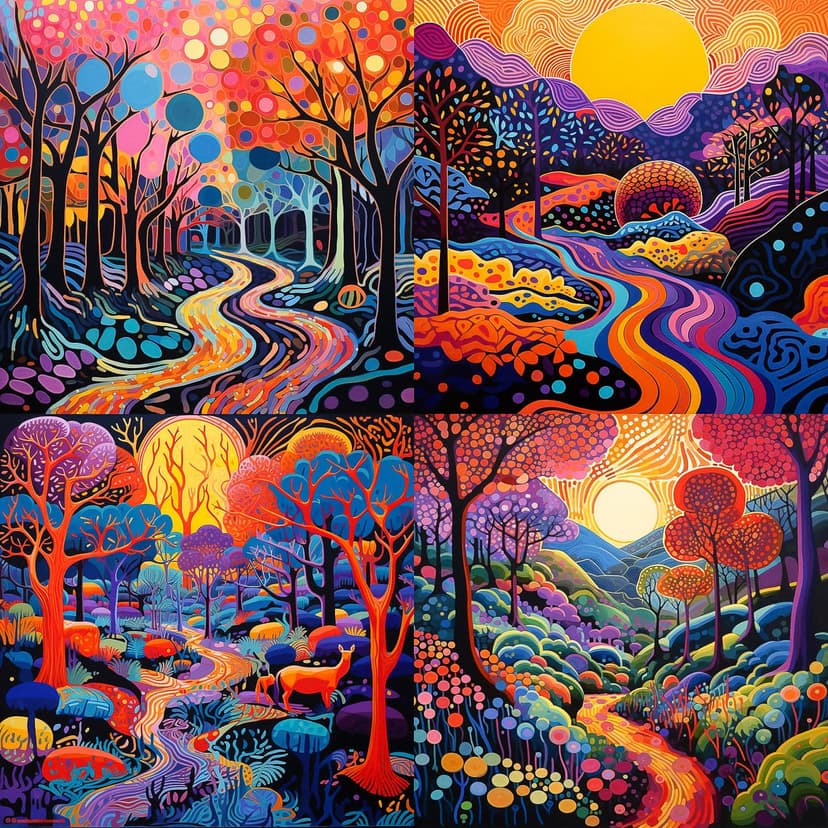 Vibrant Abstract Nature