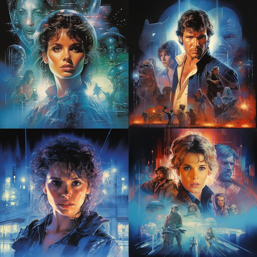 Retro Sci-Fi Collage