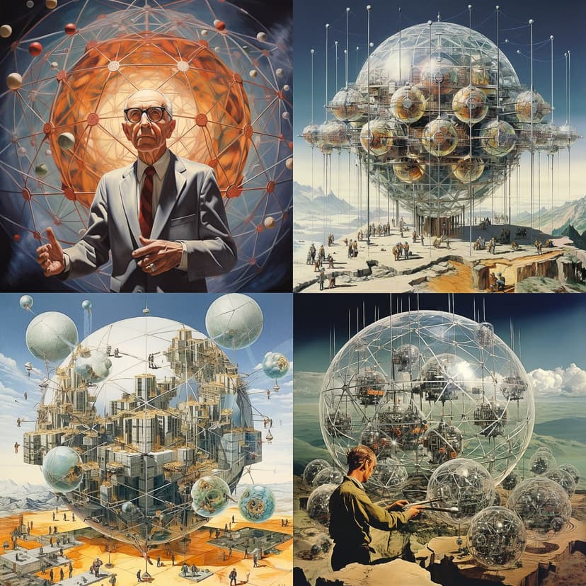 Futuristic Geometric Surrealism