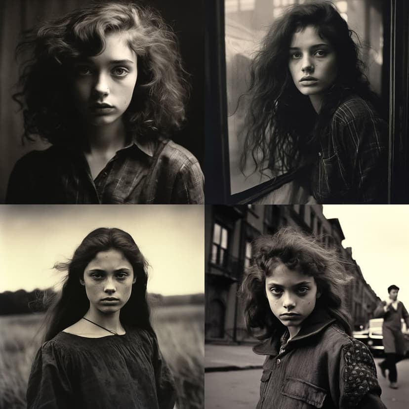 Vintage Monochrome Portraiture