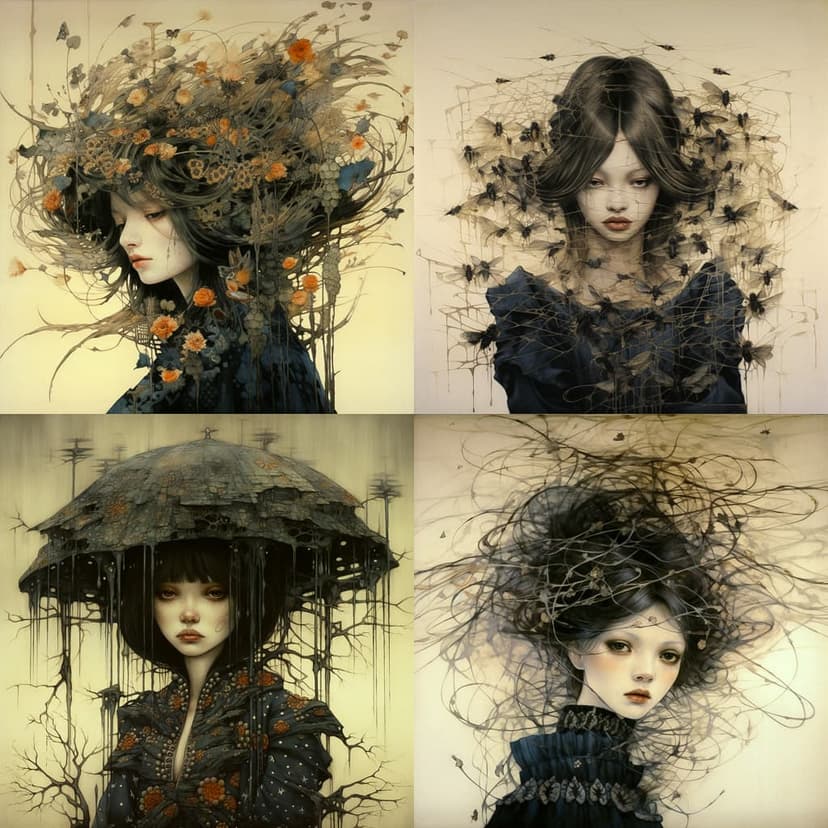 Surreal Whimsical Portraits