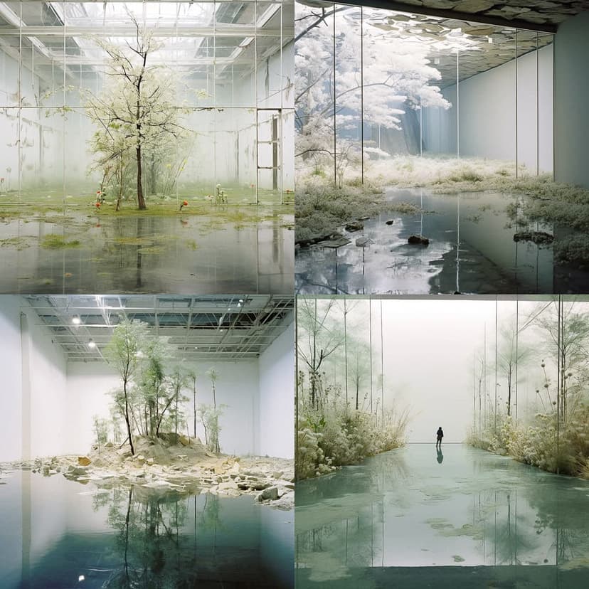 Ethereal Indoor Landscape
