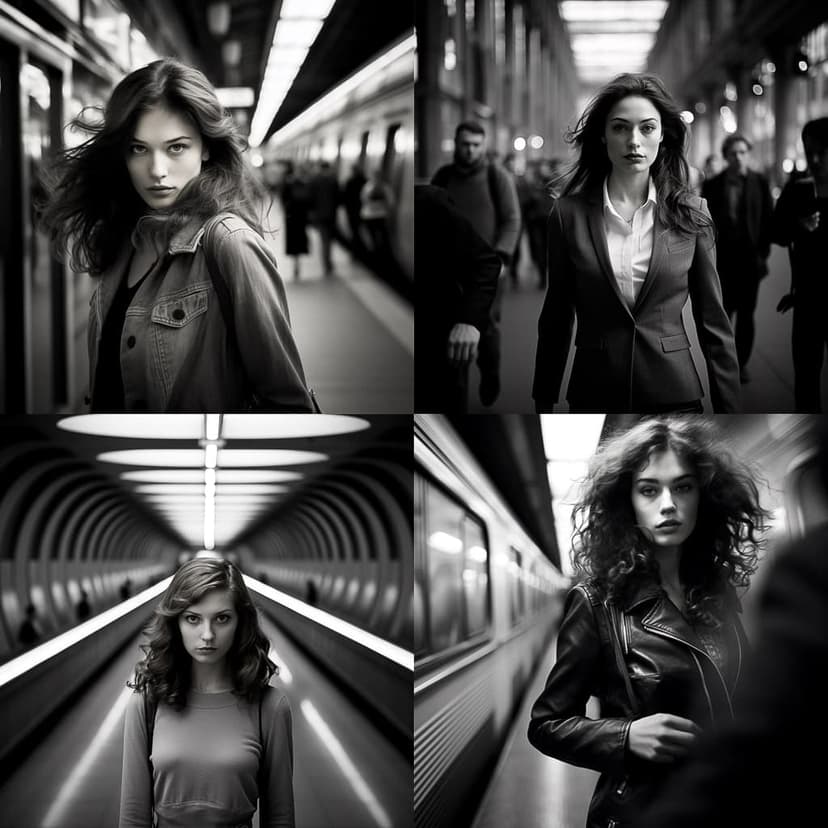 Monochrome Urban Portraiture