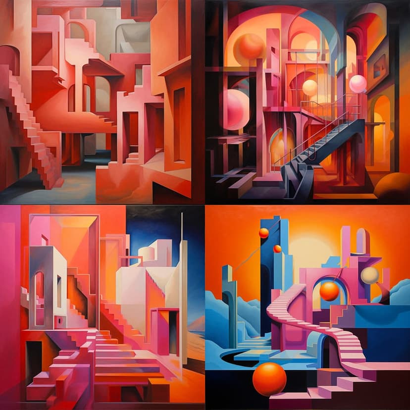 Abstract Geometric Surrealism