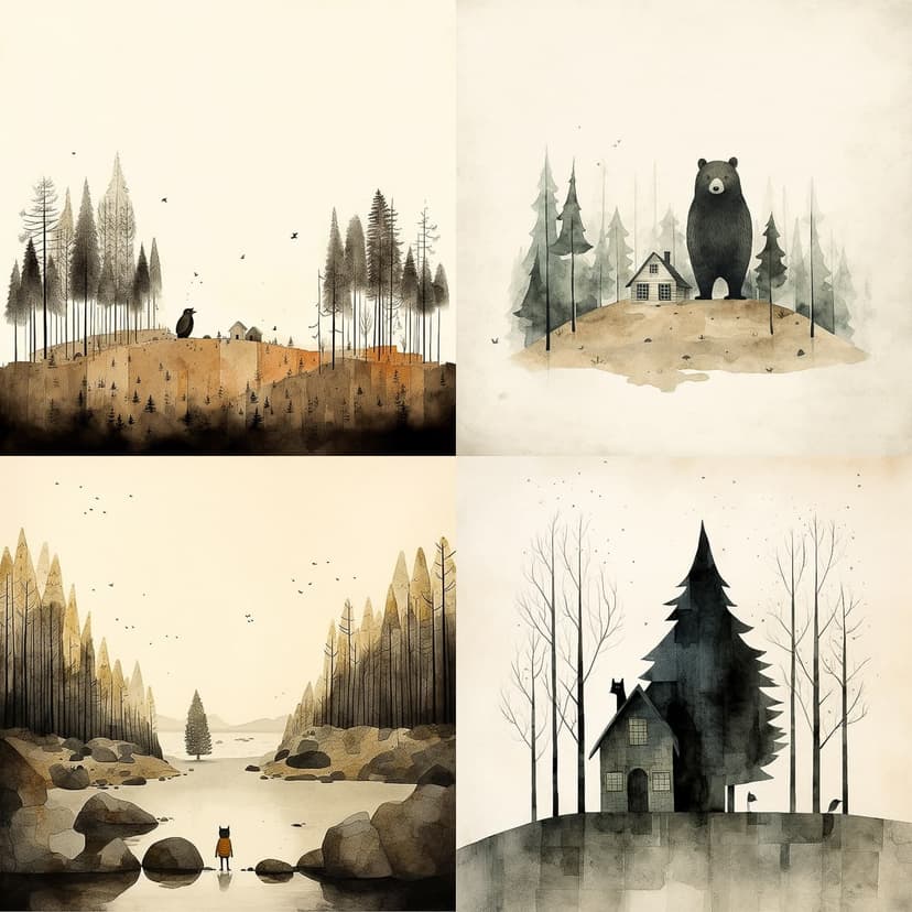 Minimalist Watercolor