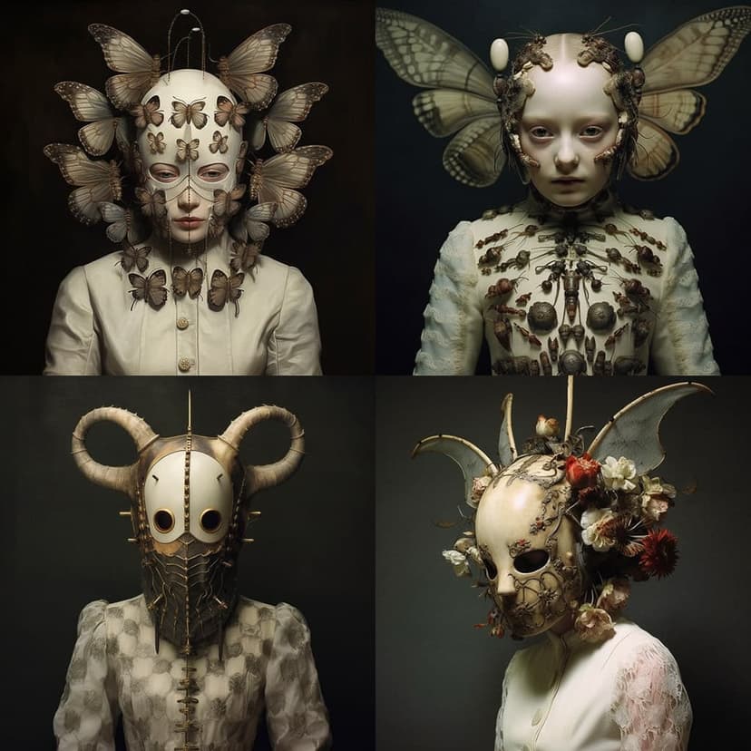 Surreal Masked Portraiture