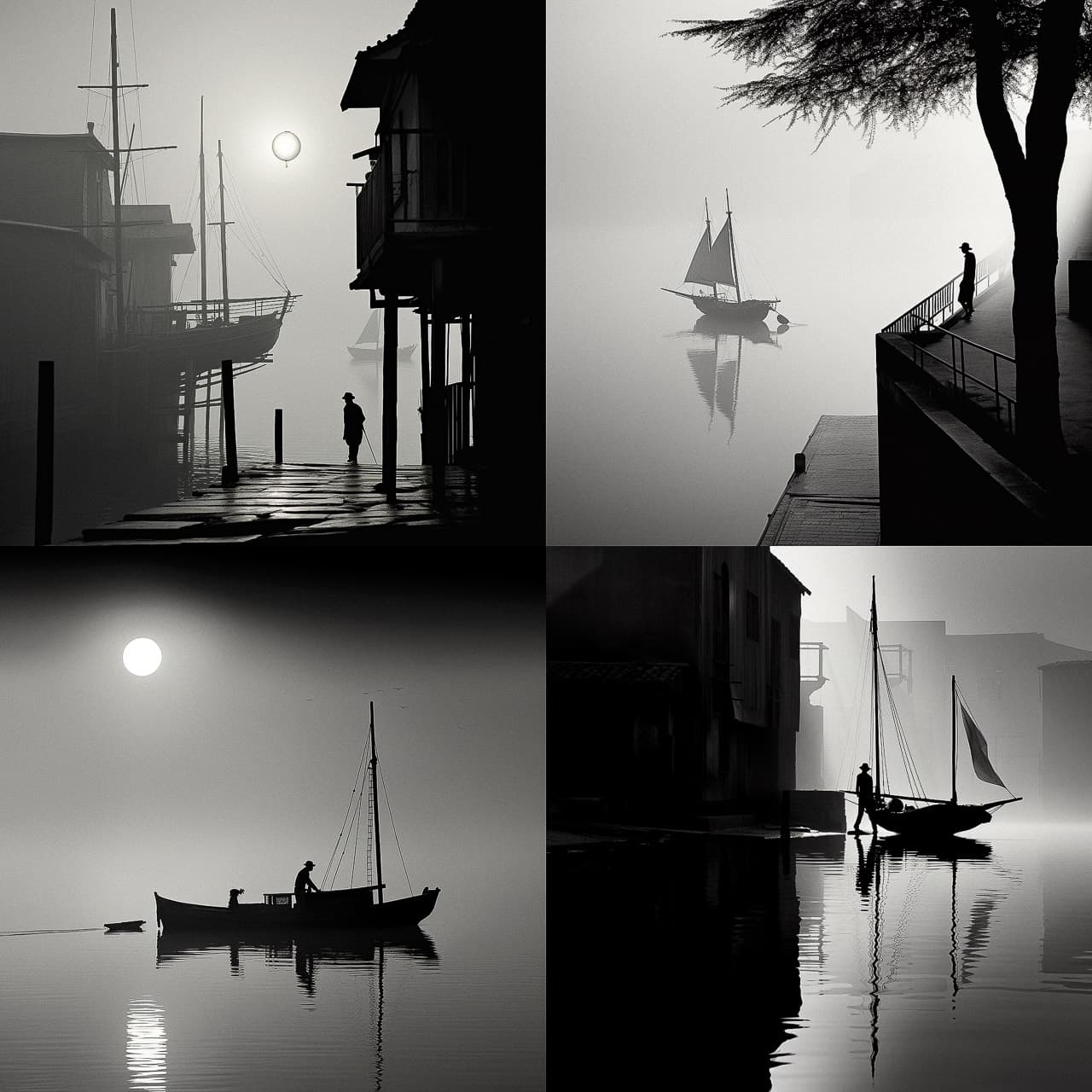 Monochrome Silhouette