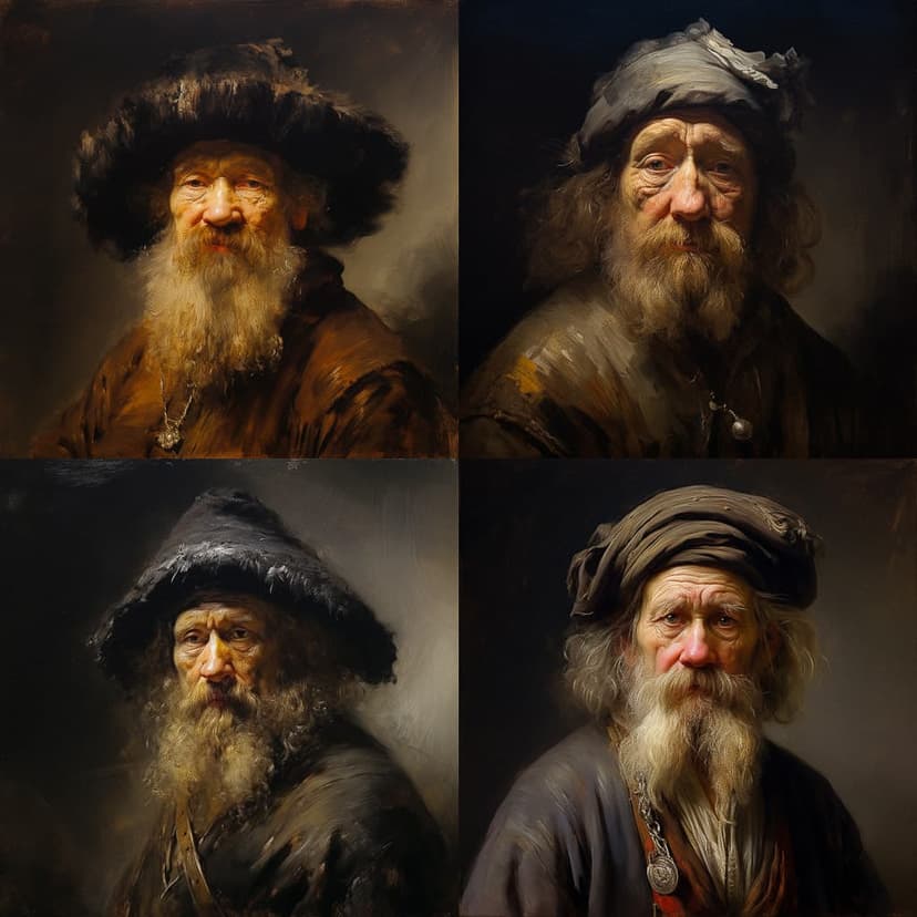 Rembrandt-esque Portraits