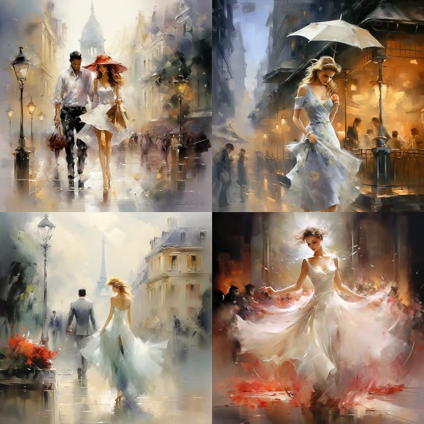 Impressionistic Urban Romance