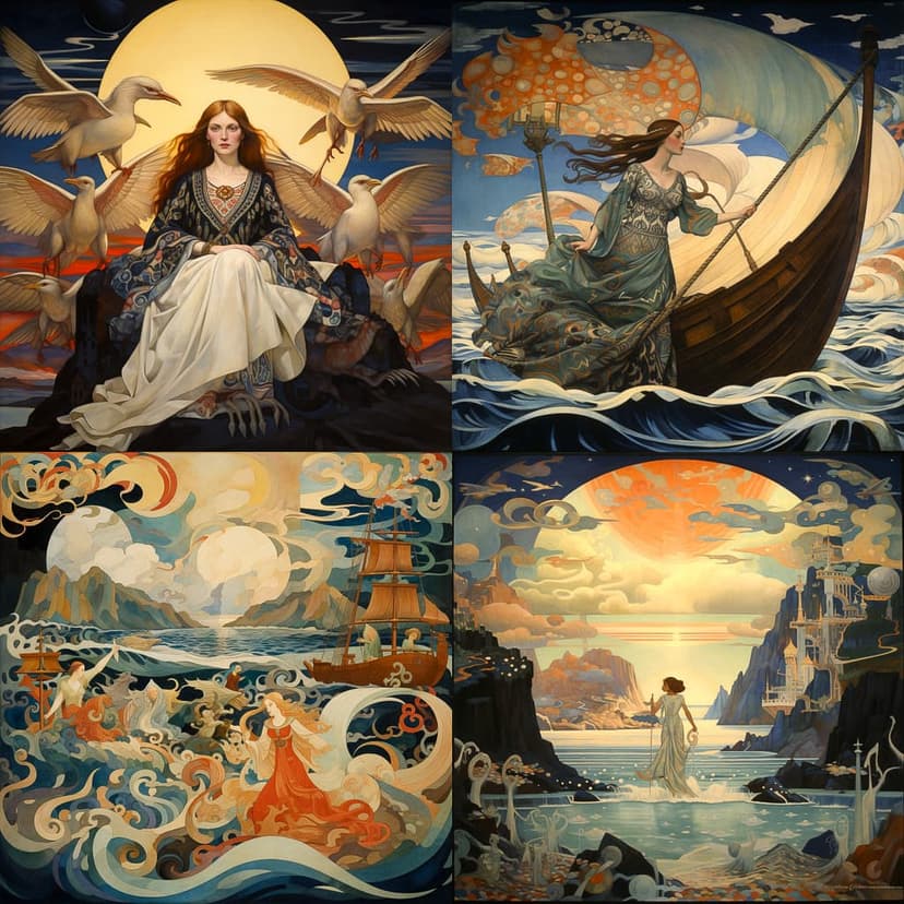 Art Nouveau Dreamscape