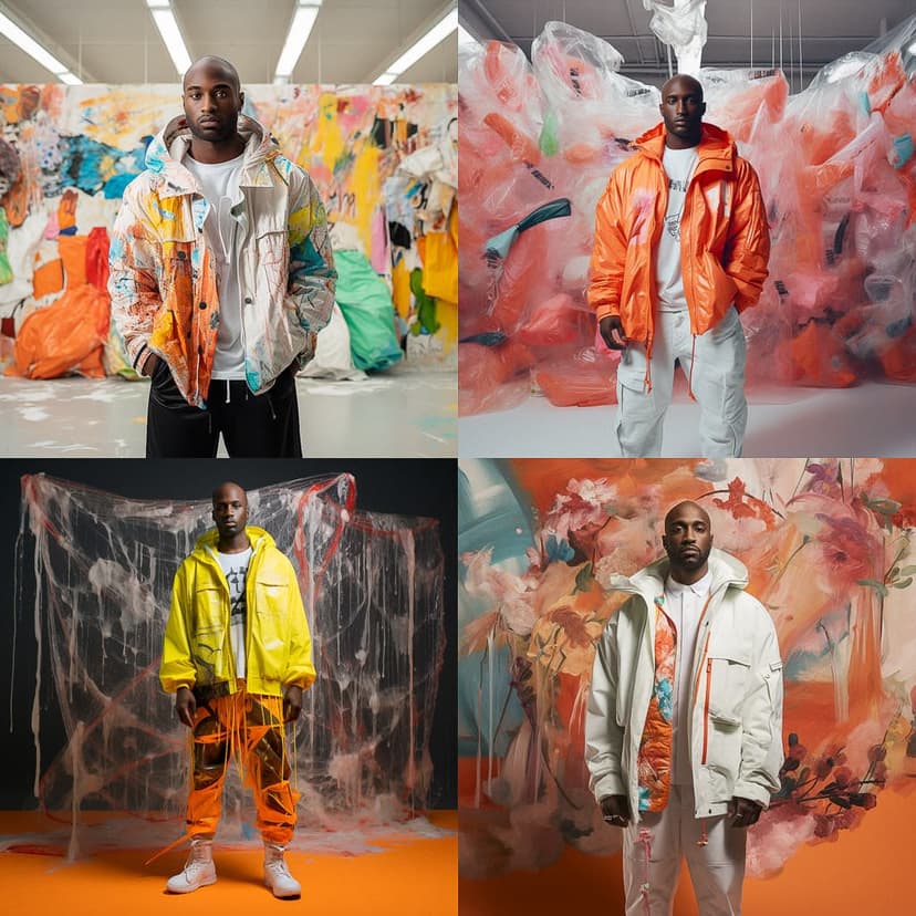 Vibrant Abstract Streetwear