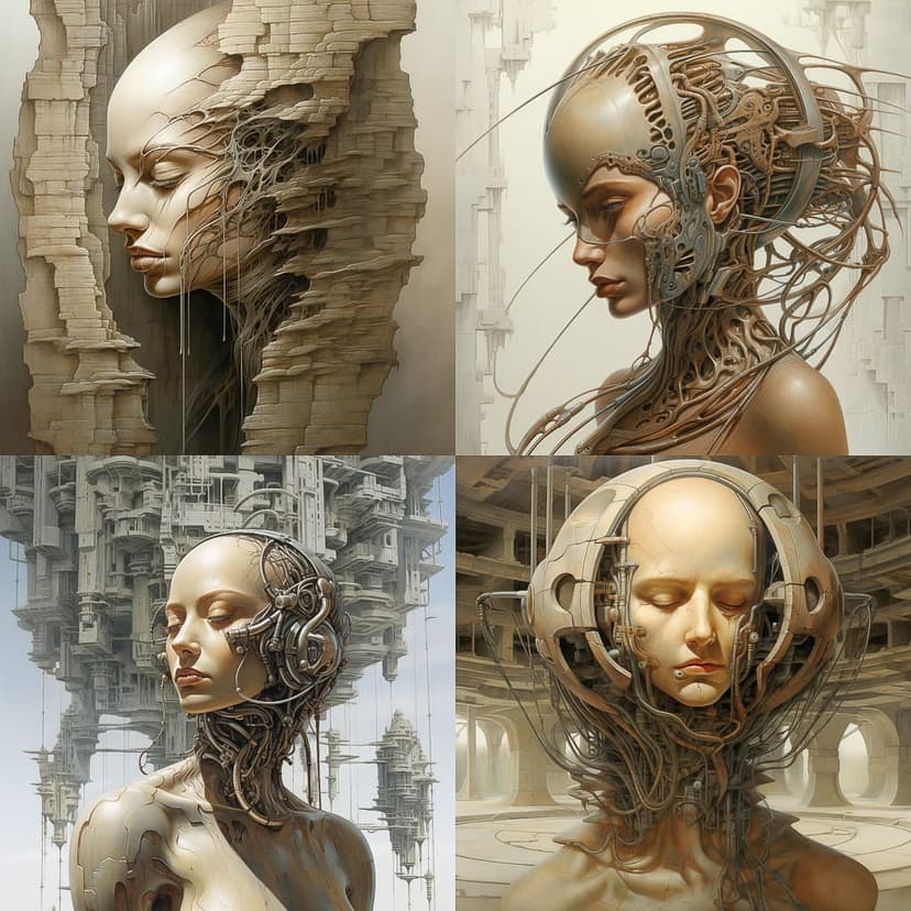 Surreal Cybernetic Fusion