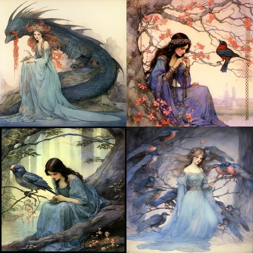 Art Nouveau Fantasy