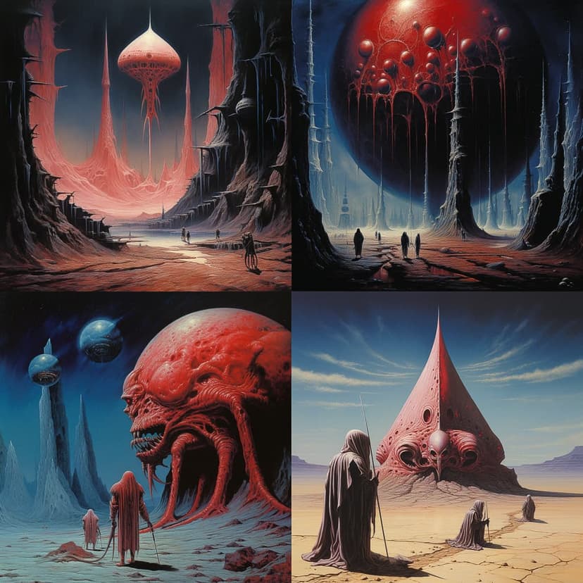 Surreal Cosmic Landscape