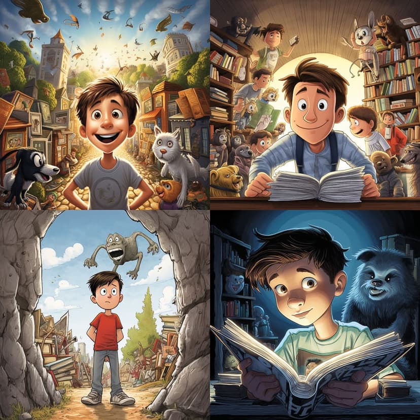 Whimsical Cartoon Style