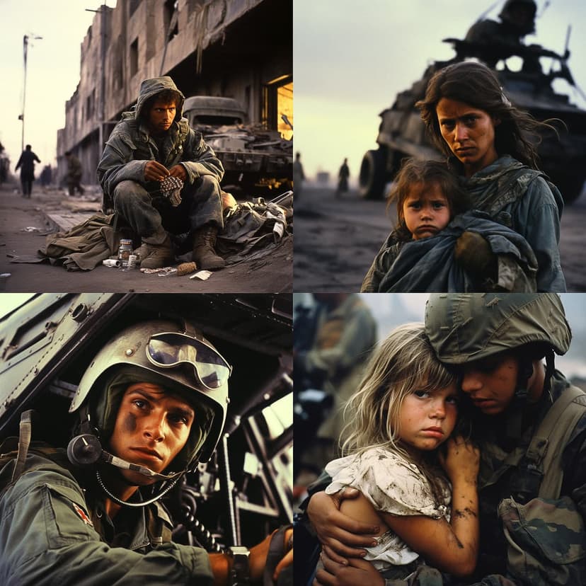 Realistic War Photography