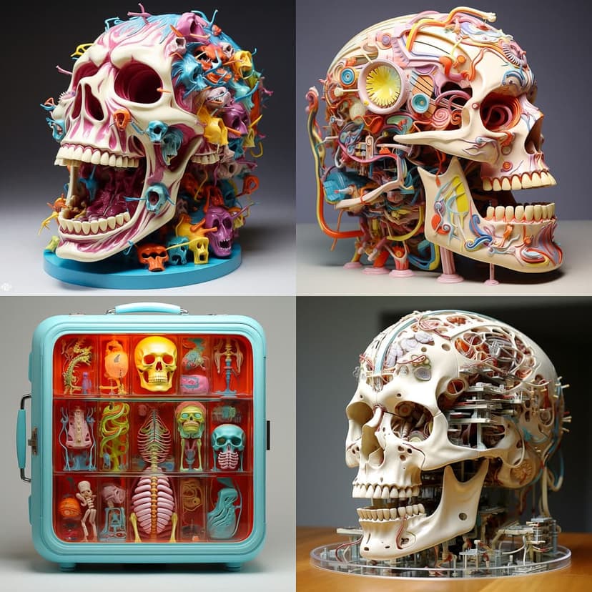 Surreal Anatomical Sculpture