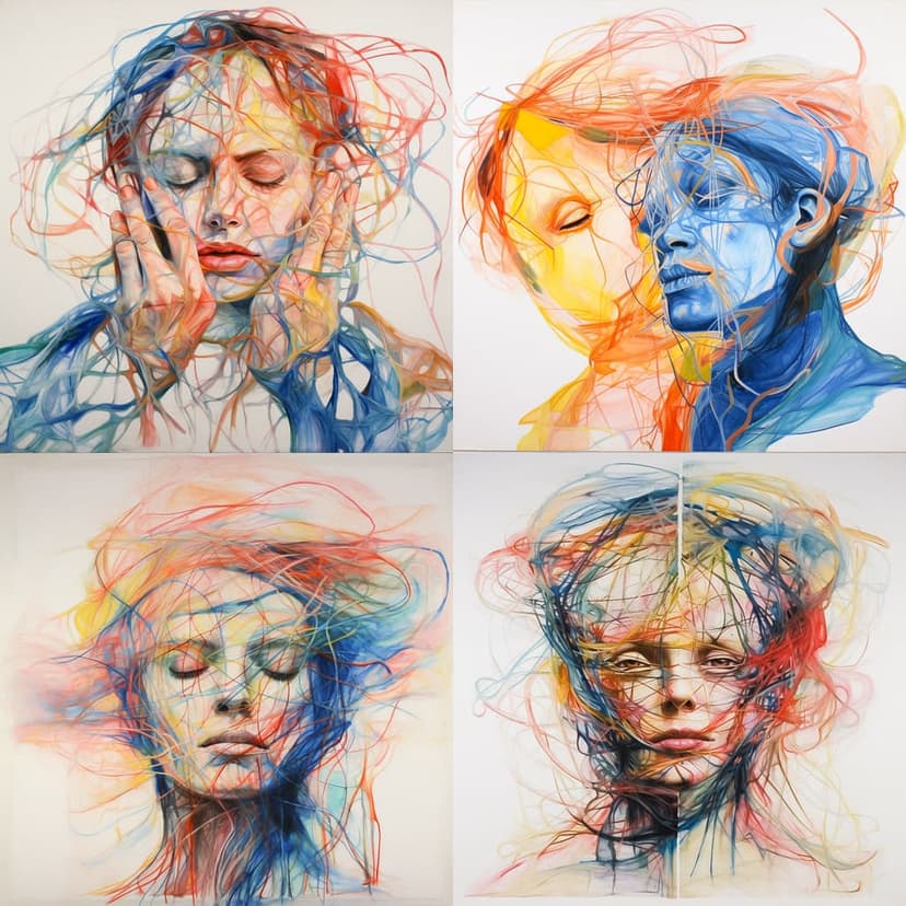 Abstract Expressionism Portraiture