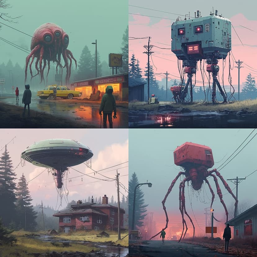 Retro Sci-Fi Dystopia