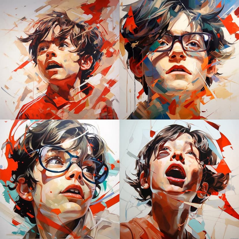 Dynamic Abstract Portraiture