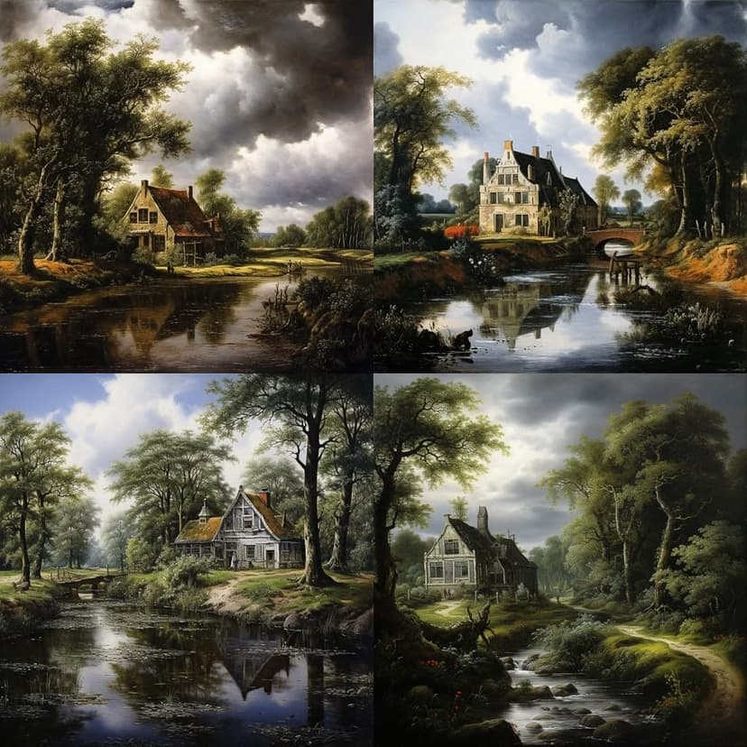 Romantic Landscape Painting
