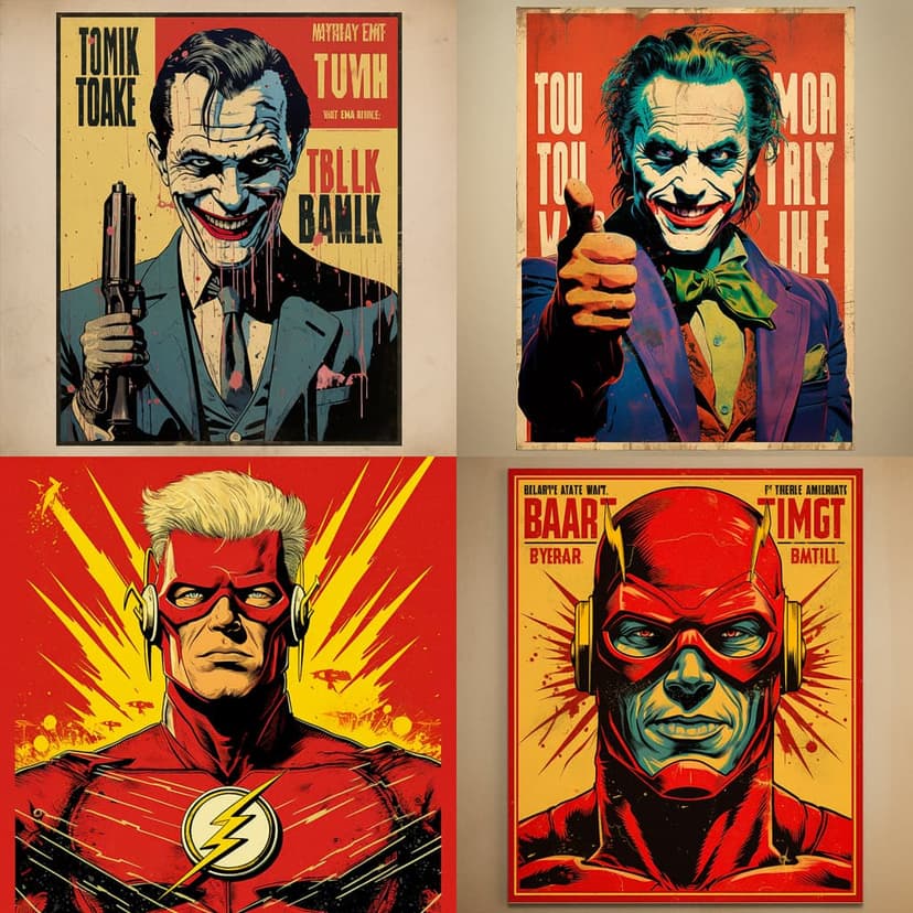 Vintage Comic Book Style