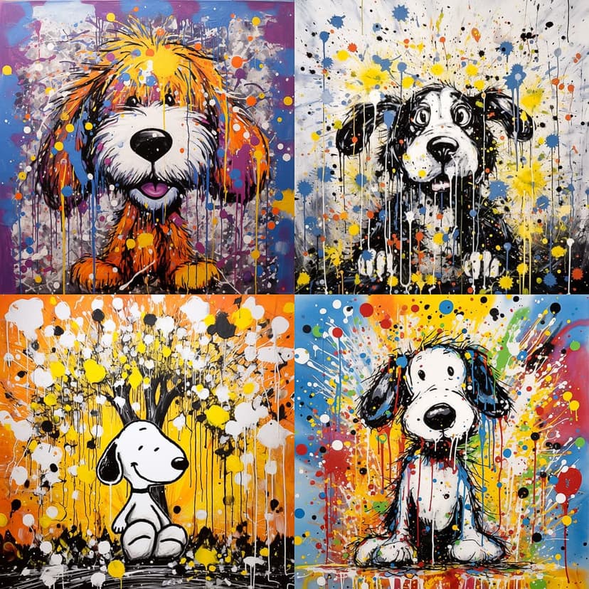 Vivid Drip Art