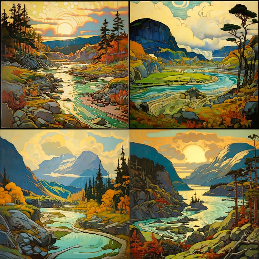 Modern Impressionist Landscape