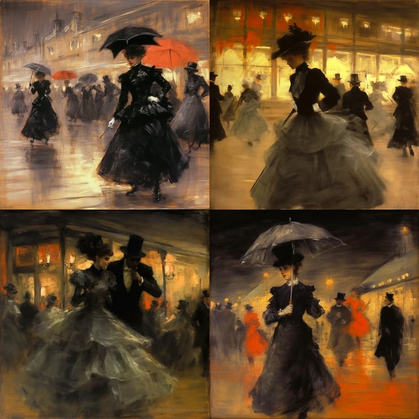 Impressionist Urban Scene