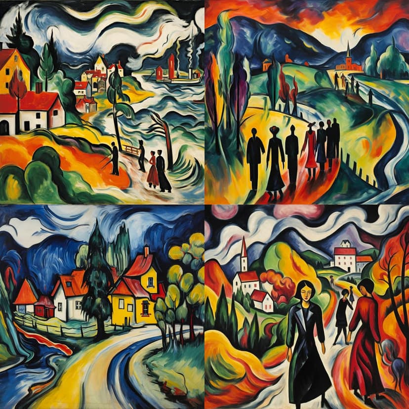 Expressionist Landscape