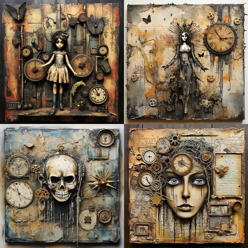 Steampunk Mixed Media