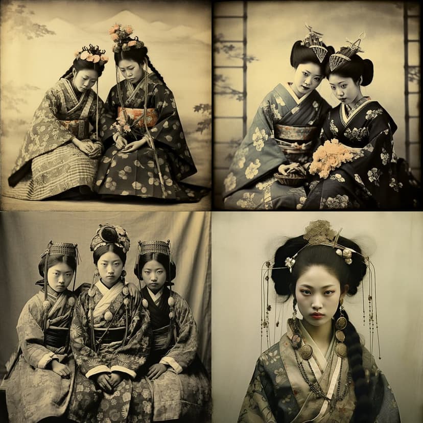 Vintage Japanese Portraiture