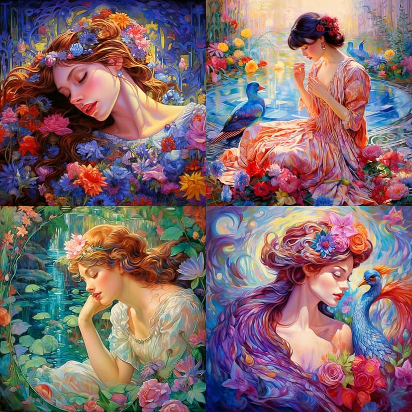 Dreamy Floral Impressionism