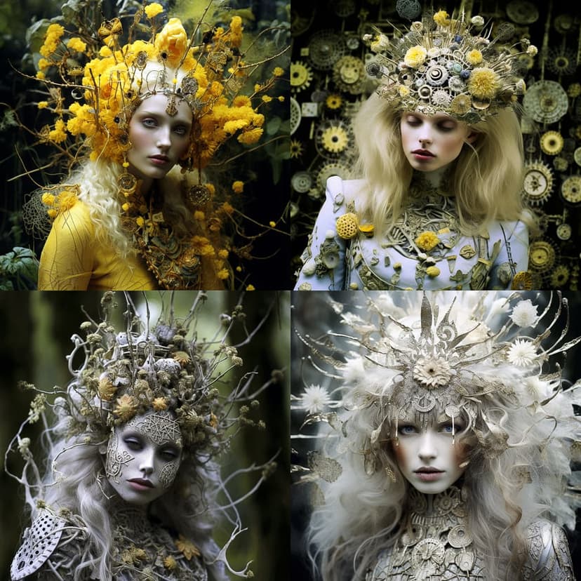 Surreal Floral Couture
