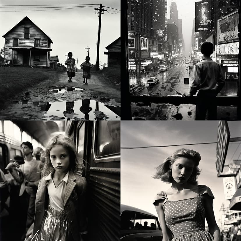 vintage black and white photography