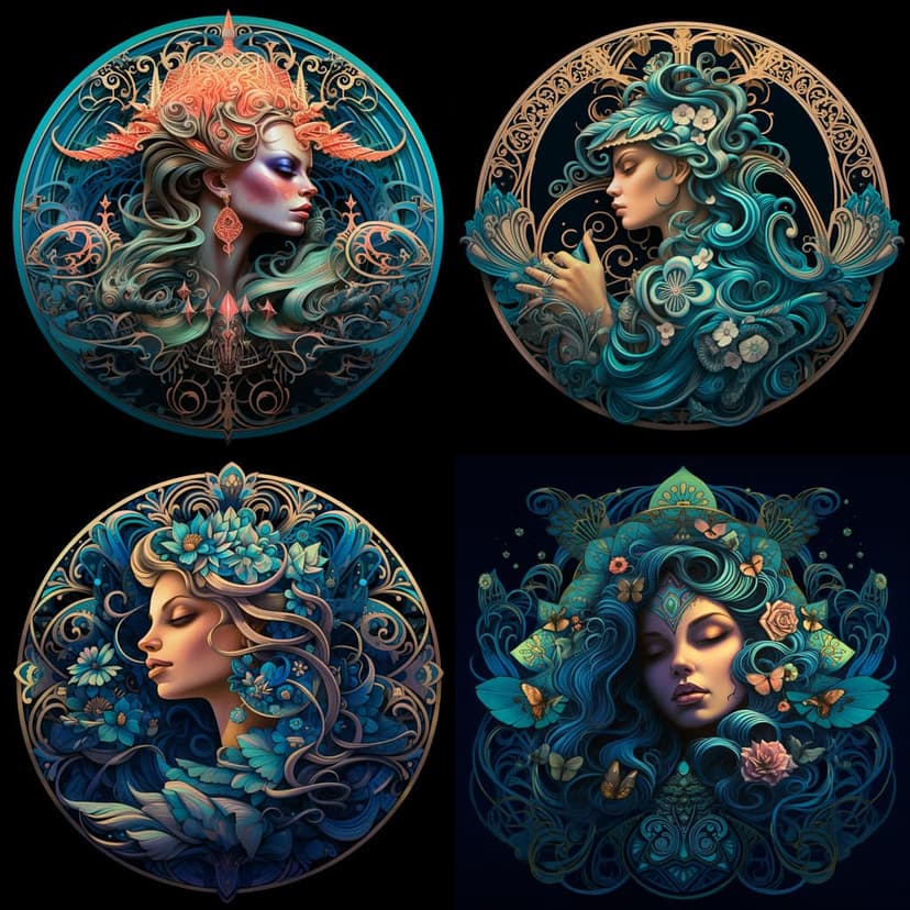 Art Nouveau Dreamscape