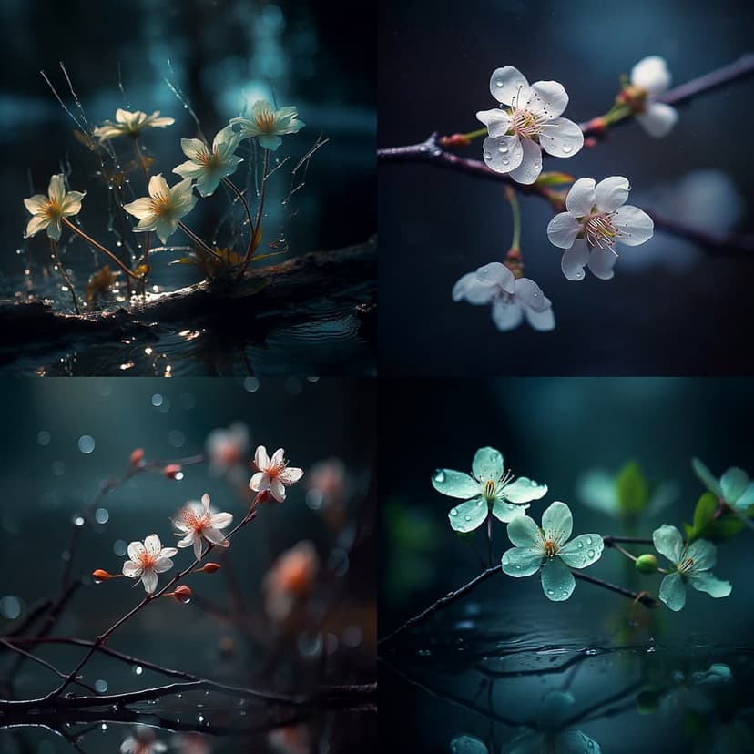 Moody Floral Photography
