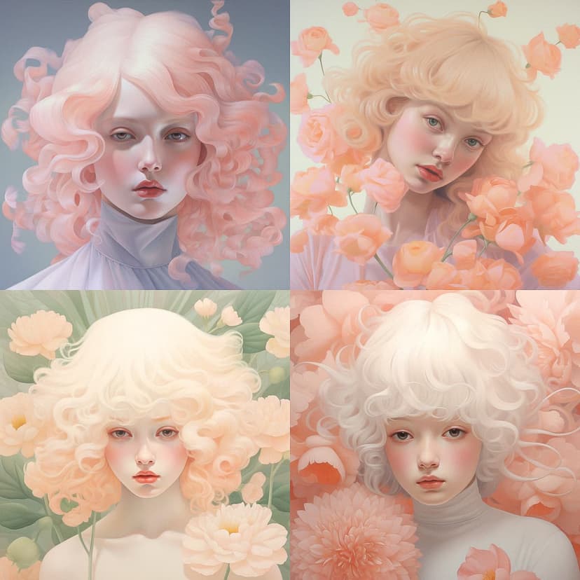 Ethereal Pastel Portraiture