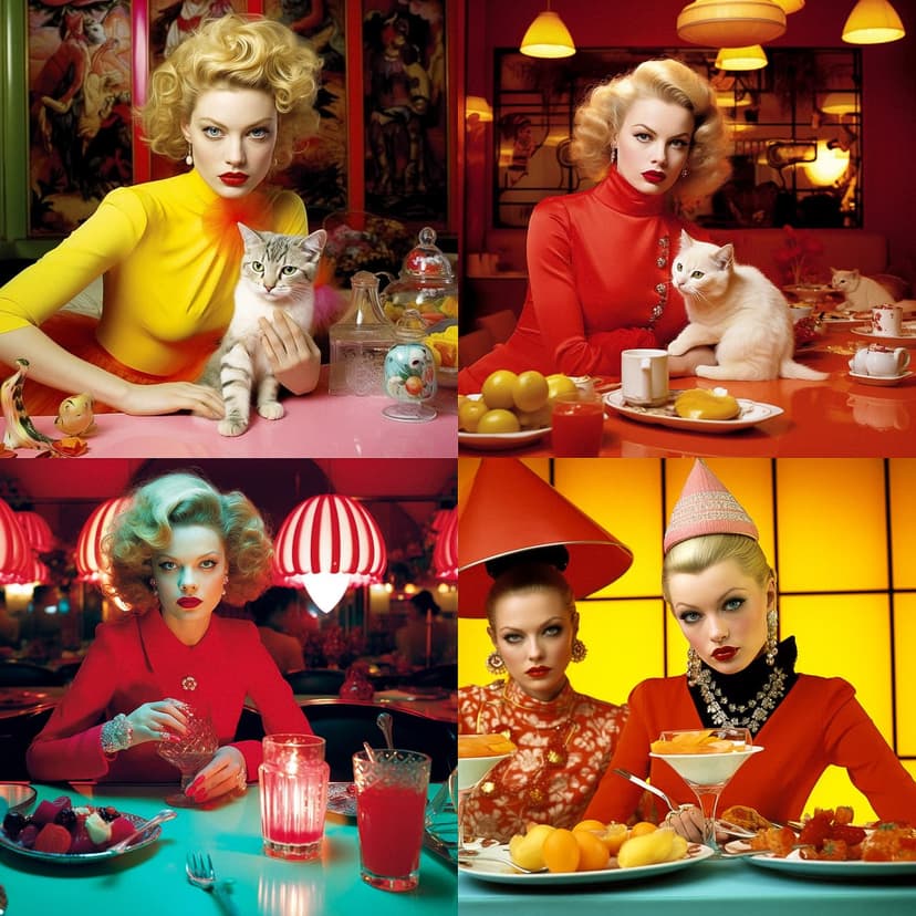 Vibrant Retro Glam