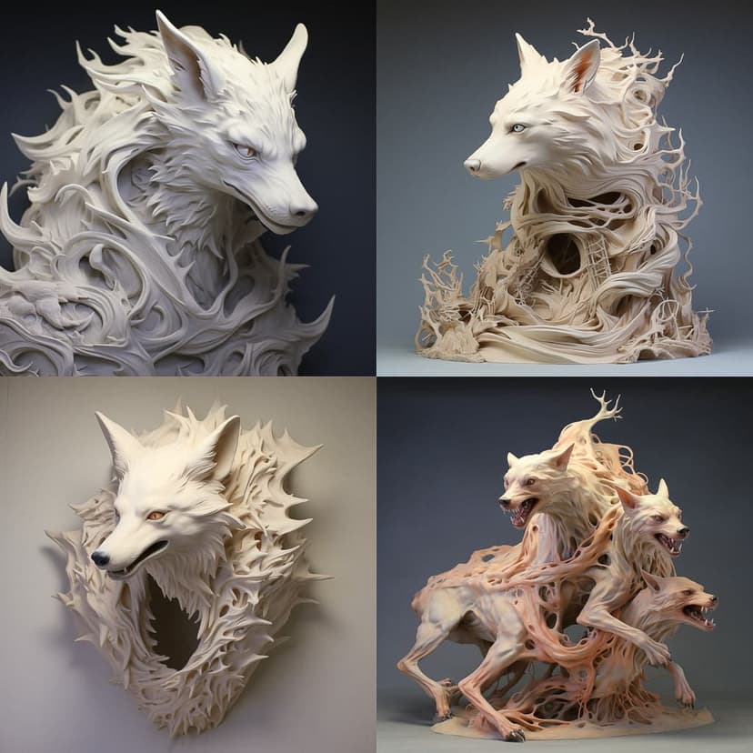 Intricate Sculptural Surrealism