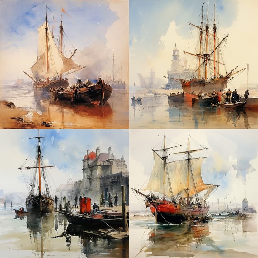 Watercolor Maritime