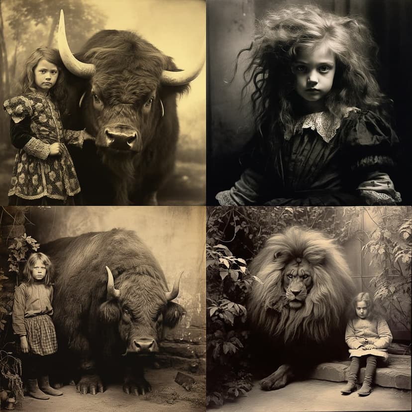 Vintage Sepia Portraits