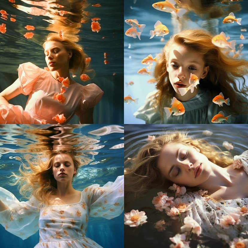Dreamy Underwater Portraiture