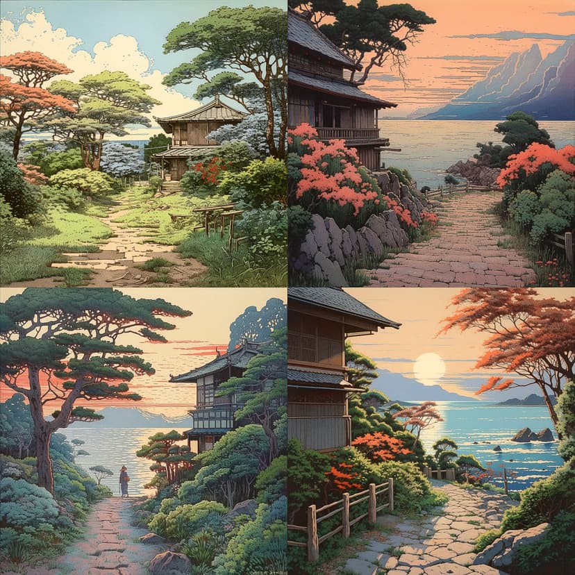 Ukiyo-e Inspired